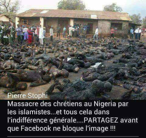 Massacre de chrétiens au nigéria